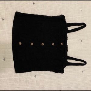 black crop top
